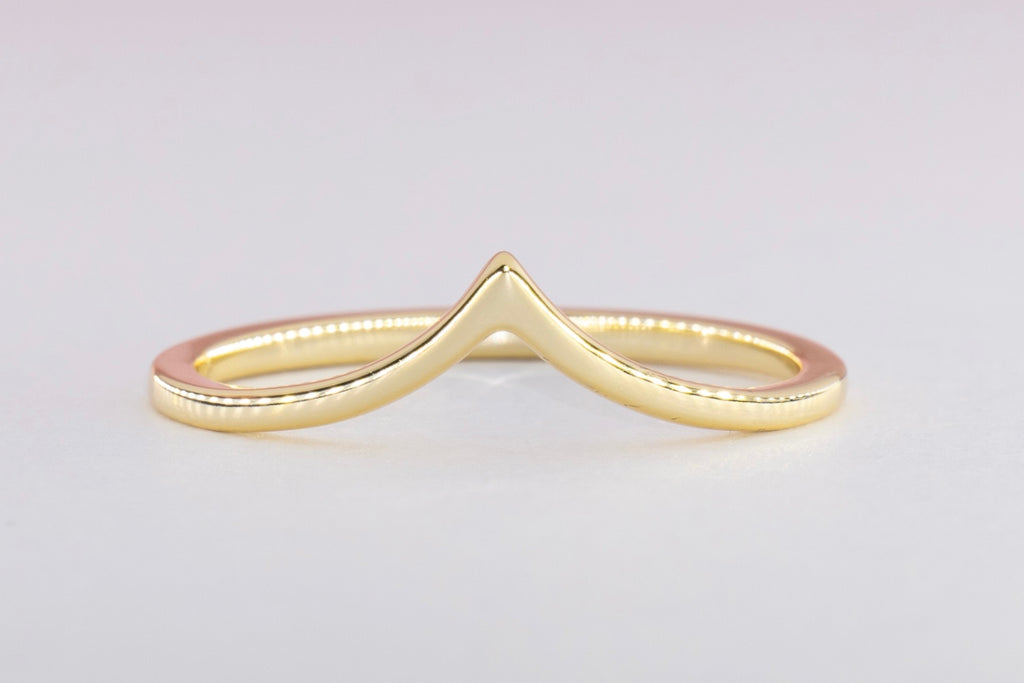 Elegant Wishbone Stacking Ring
