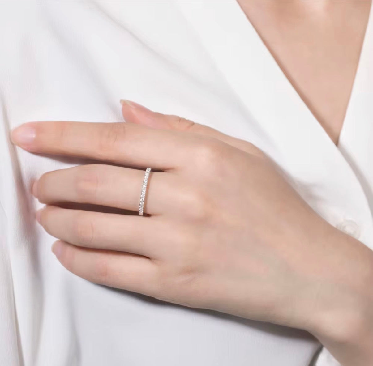 Classic Half Eternity Ring