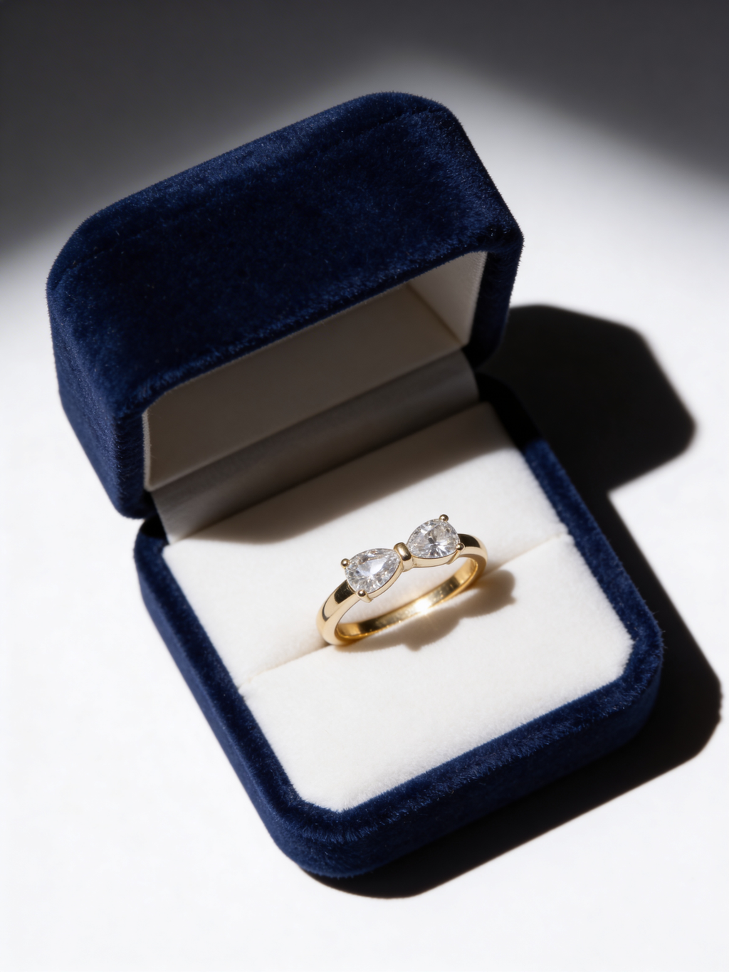 Toi et Moi Bow Ring – Gold