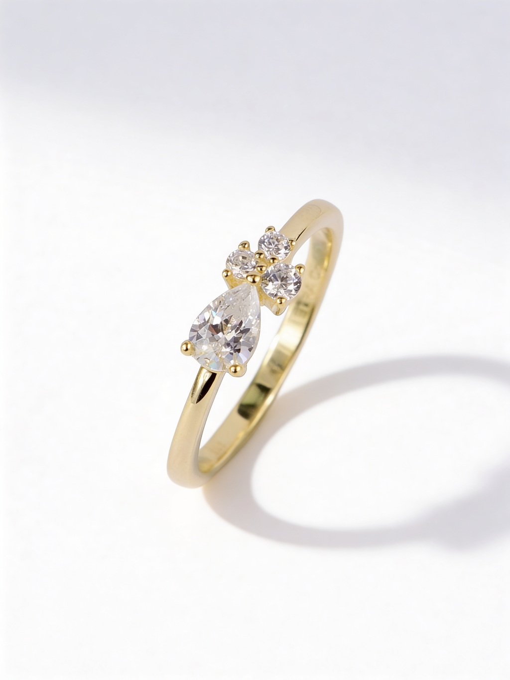 Pear & Cluster Stacking Ring