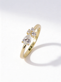 Pear & Cluster Stacking Ring