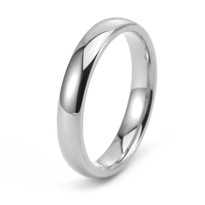 Classic Polished Silver Ring